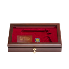 2024 Naval Academy Class Pistol Display Case - Glass Top