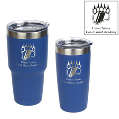 Coast Guard Academy Bear Paw Logo Engraved Insulated Tumblers