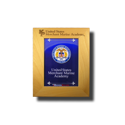 5"x7" USMMA Kings Point Wood Frame