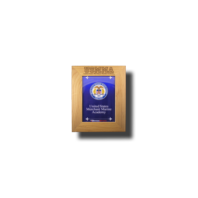 4"x6" USMMA Initials Wood Frame