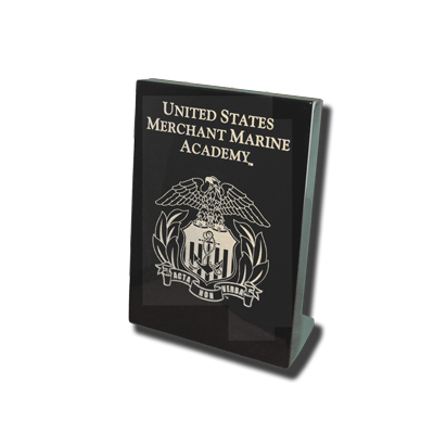 7"x9" Black USMMA  Desk Plaque
