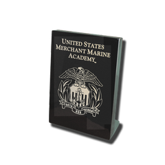 7"x9" Merchant Marine Academy Black Desk Plaque