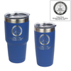 U.S. Merchant Marine Academy Crest Custom Engraved Blue  Insulated Tumbler