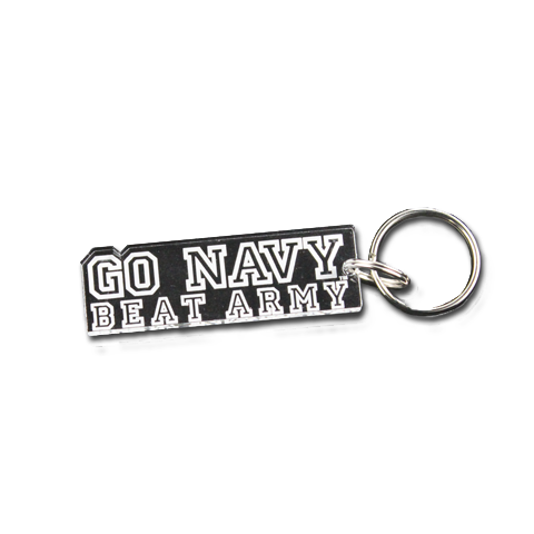 Go Navy Beat Army Acrylic Keychain