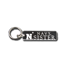 Navy N-Star Sister Key Chain