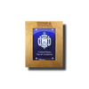 USNA Initial 5x7 Picture Frame Alder