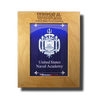 USNA Initial 8x10 Picture Frame Alder