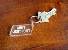 New Army West Point Varsity Sports Oblong Key Chain