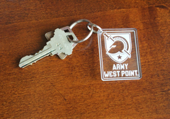 Army West Point And Shield Keychain