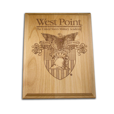 8x10 West Point Alder Award Plaque