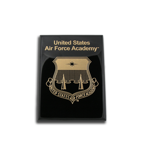 6x8 Air Force Academy Black Piano Finish Award Plaque