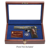 The Citadel Class of 1972 50-year Class Reunion Pistol Display Case - Glass Top