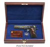 The Citadel Class of 1972 50-year Class Reunion Pistol Display Case - Engraved Top