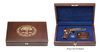 The Citadel 1996 Class Reunion Pistol Display Case - Engraved Top