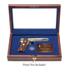 The Citadel Class of 1981 40th Class Reunion Pistol Display Case - Glass Top