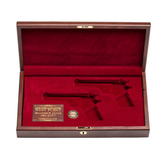 1977 West Point Dual Reunion Class Pistol Display Case - Engraved Top