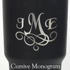 Custom Monogram engraving for U. S. Military Academy Cups