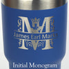 Custom Monogram engraving for U. S. Air Force Academy Cups