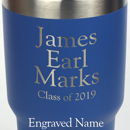 20oz Tumbler Engraved With Initial and Name