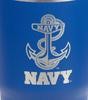 Naval Academy Anchor Logo Insulated Tumblers
