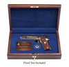 The Citadel Pistol Display Case - Engraved Top