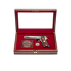 Air Force Academy Pistol Display Box - Glass Top - Open