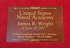 2022 Naval Academy Dual Class Pistol Display Case - Engraved Top