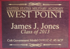 2014 West Point Class Pistol Display Case - Glass Top