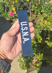 Naval Academy Embroidered Luggage Tag - Set of 2 for $30
