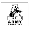 Army Kicking Mule Swim & Dive Drinkware - Black