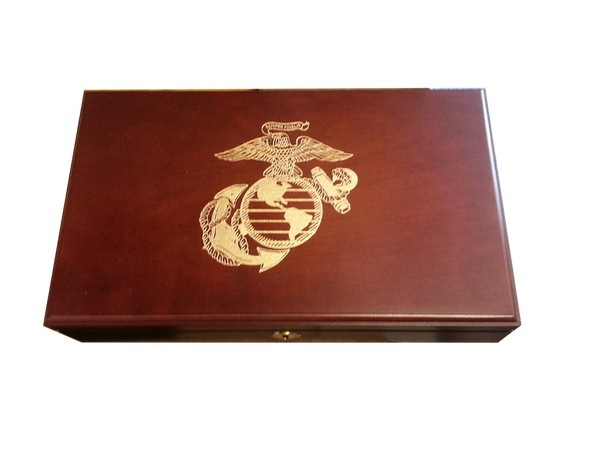 USMC Retirement Pistol Display Case