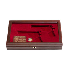 West Point Class of 1982 Class Dual Pistol Display Case - Glass Top