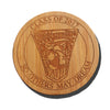 West Point Class Crest Bamboo Coaster Sets