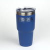 30 oz. Insulated Tumbler decorated with the Merchant Marine Academy initials