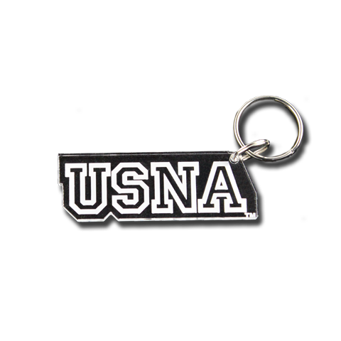 USNA Initial Acrylic Keychain