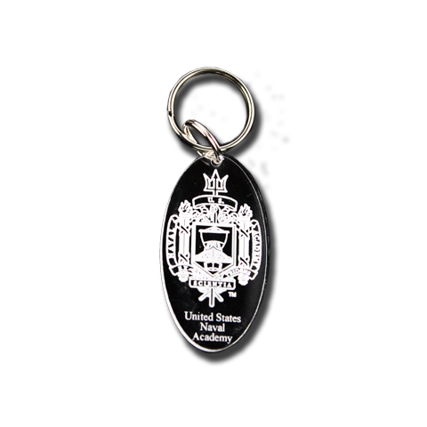 USNA Academy Crest Acrylic Keychain