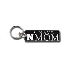 Navy N-Star Mom Key Chain