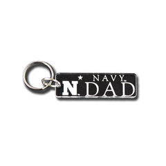 Navy N-Star Dad Key Chain