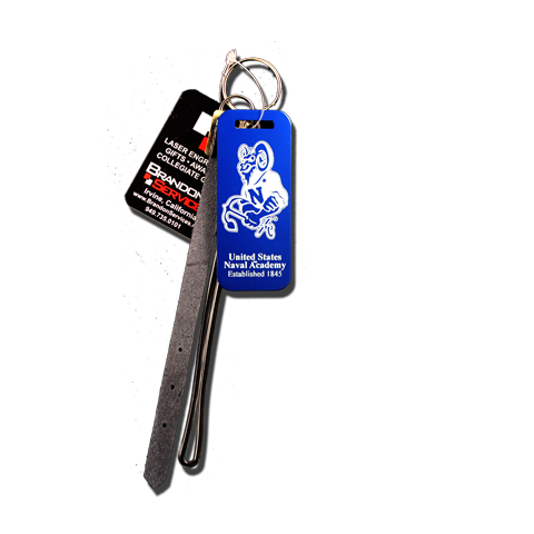 BlueBill the Goat Small Luggage Tag
