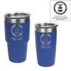 U.S. Air Force Academy Crest engraved in blue insulated tumblers