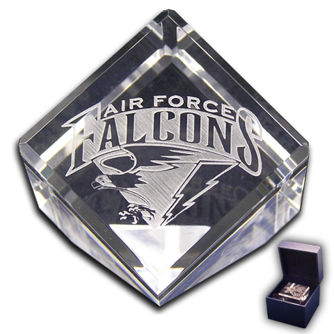 Air Force Academy Falcon 2000 Logo Paperweight