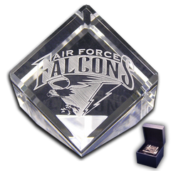Air Force Academy "Falcon 2000" Logo Paperweight