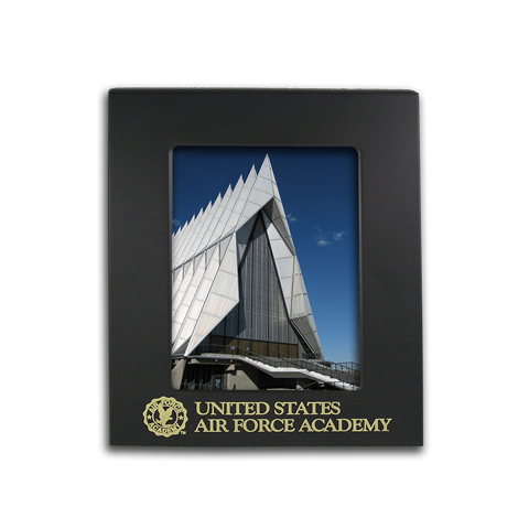 5x7 Air Force Academy Black Metal Picture Frame