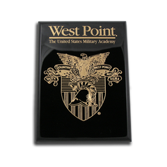 8"x10" West Point Black Piano Finish Award Plaque