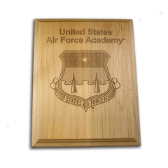 8"x10" Air Force Academy Alder Award Plaque