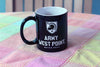 Army West Point sports coffee mug in black