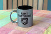 Army West Point Coffee Mug in Silver & Black