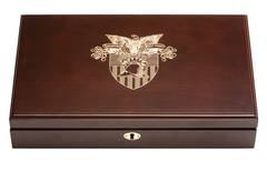West Point Class of 1975 50th Reunion Class Pistol Display Case - Engraved Top
