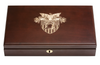 West Point Class of 1975 50th Reunion Class Pistol Display Case - Engraved Top