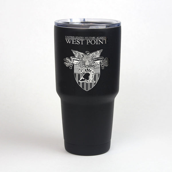 30 oz. West Point Crest decorated Insulated Tumbler